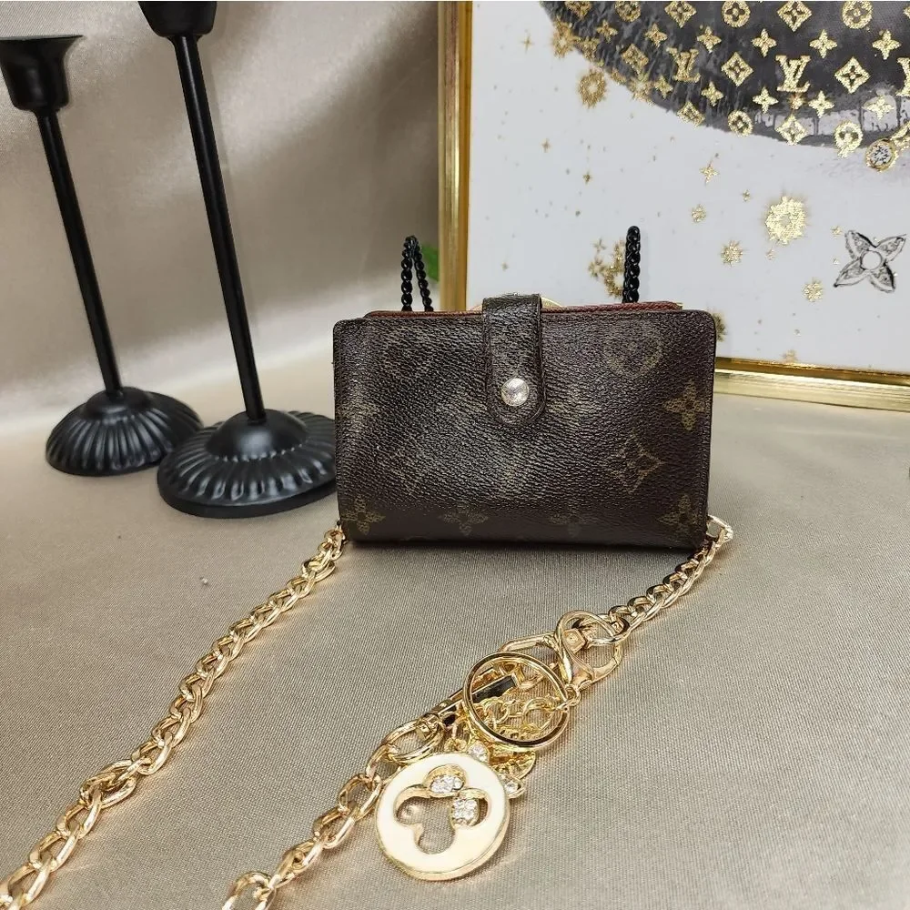 Louis Vuitton French Kiss Snap Wallet W/ Authentic Dust Bag AND COA